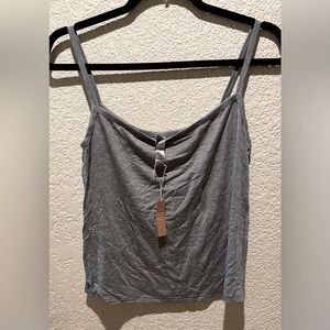 NWT Skims Sleepwear Tank Top Heathered Grey Size 4XL